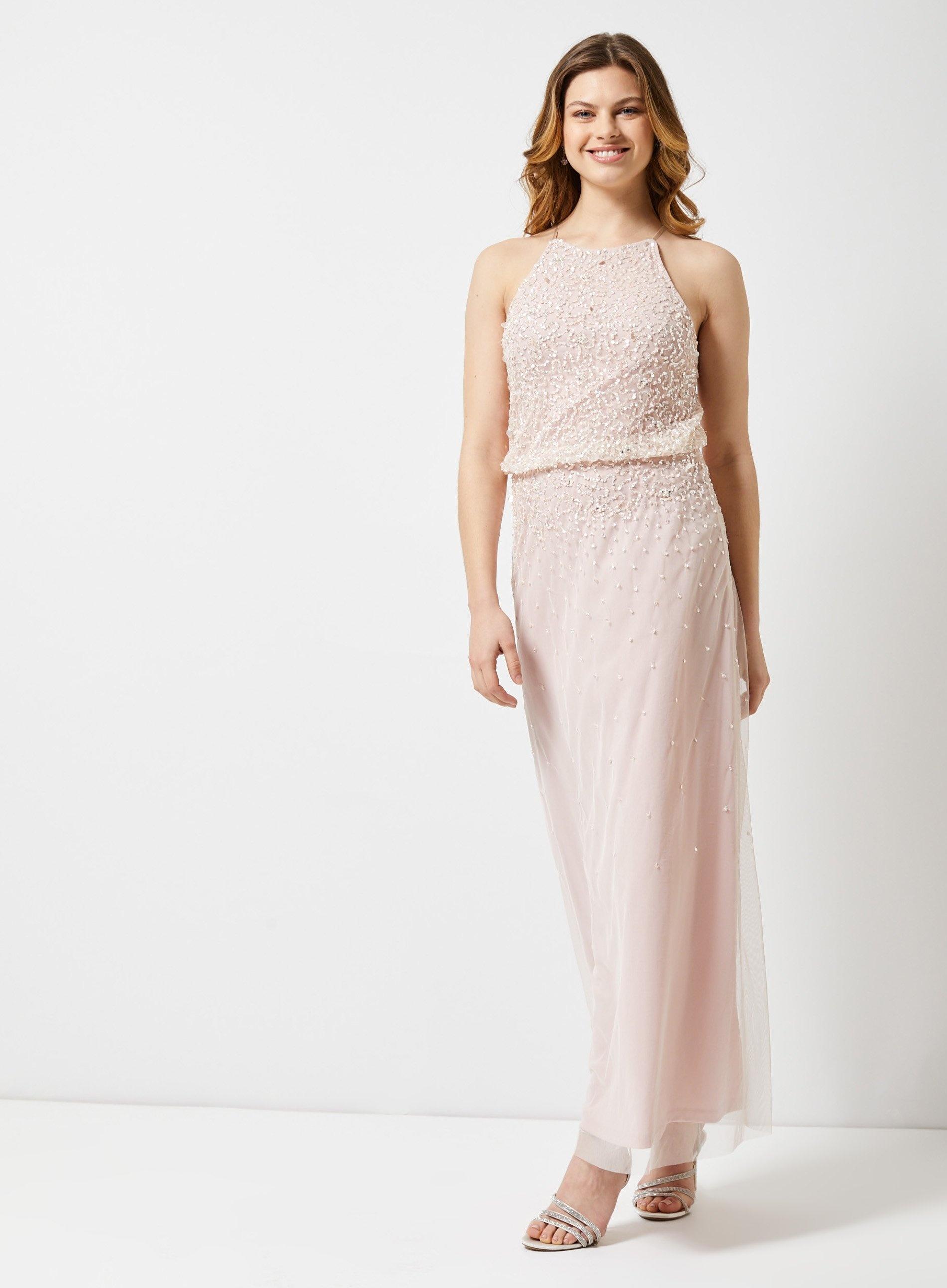 showcase blush ava maxi dress