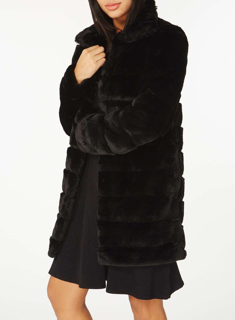 dorothy perkins faux fur coat