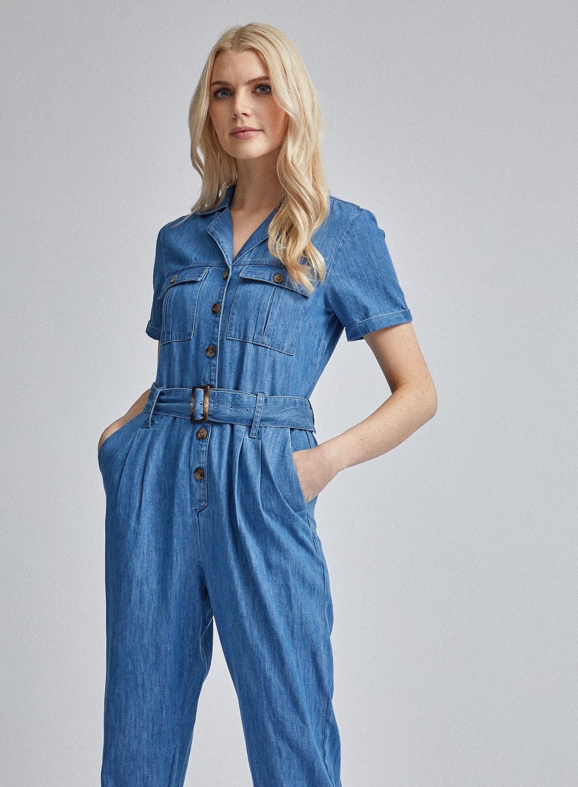 dorothy perkins denim boiler suit