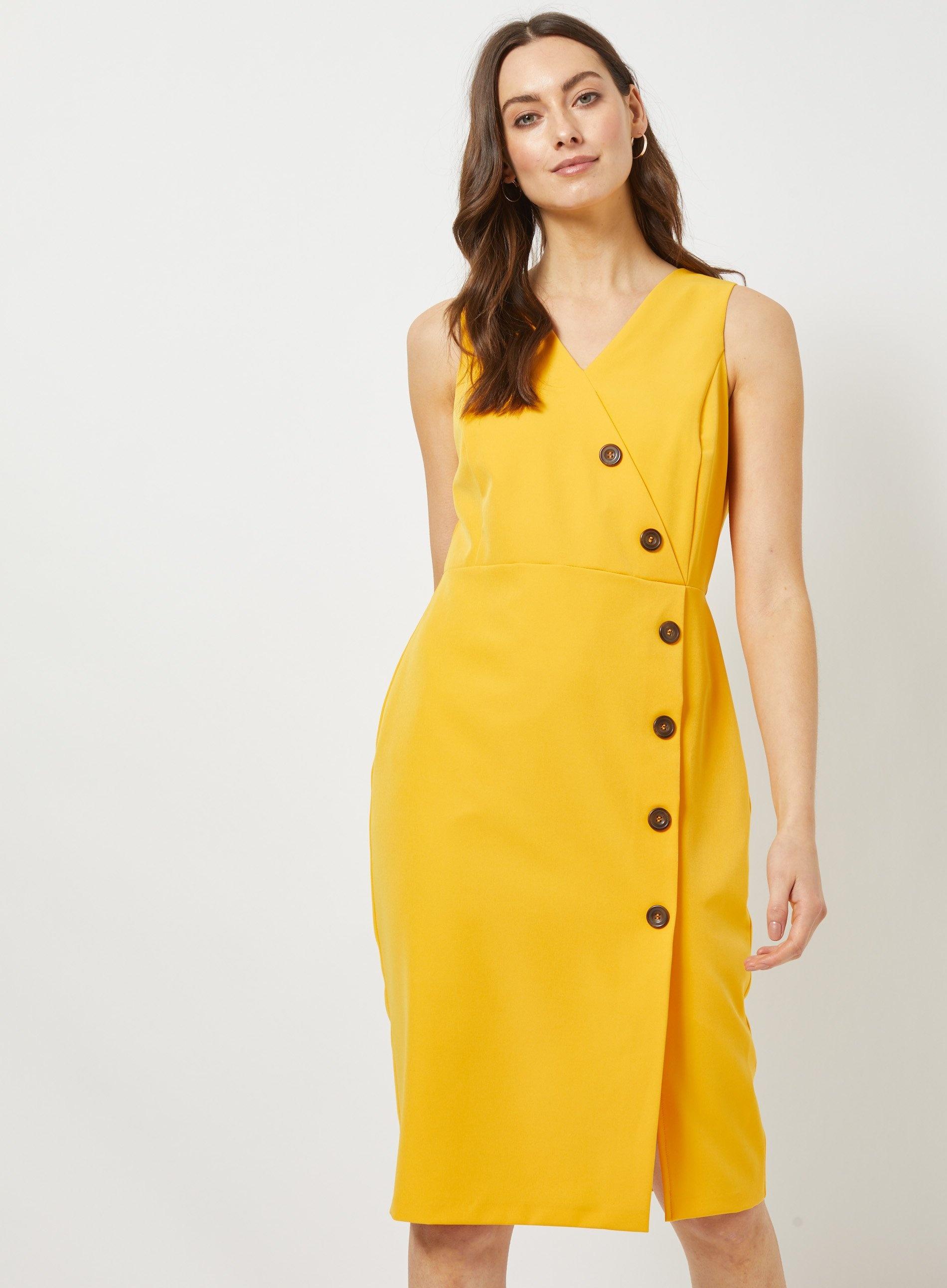dorothy perkins yellow dress
