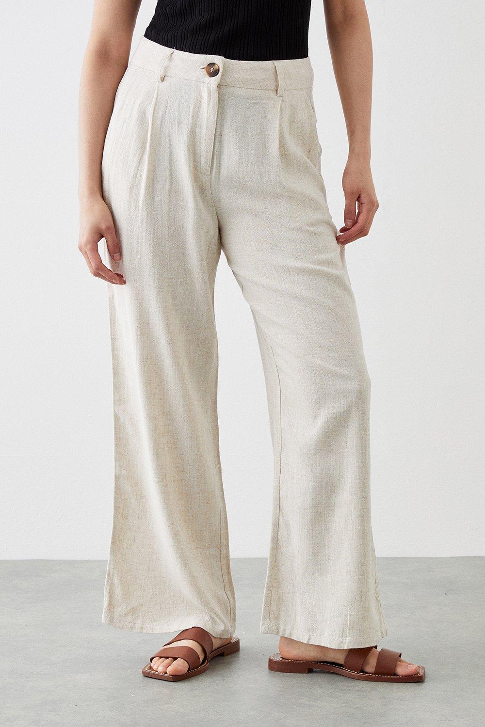 Dorothy perkins hotsell linen trousers