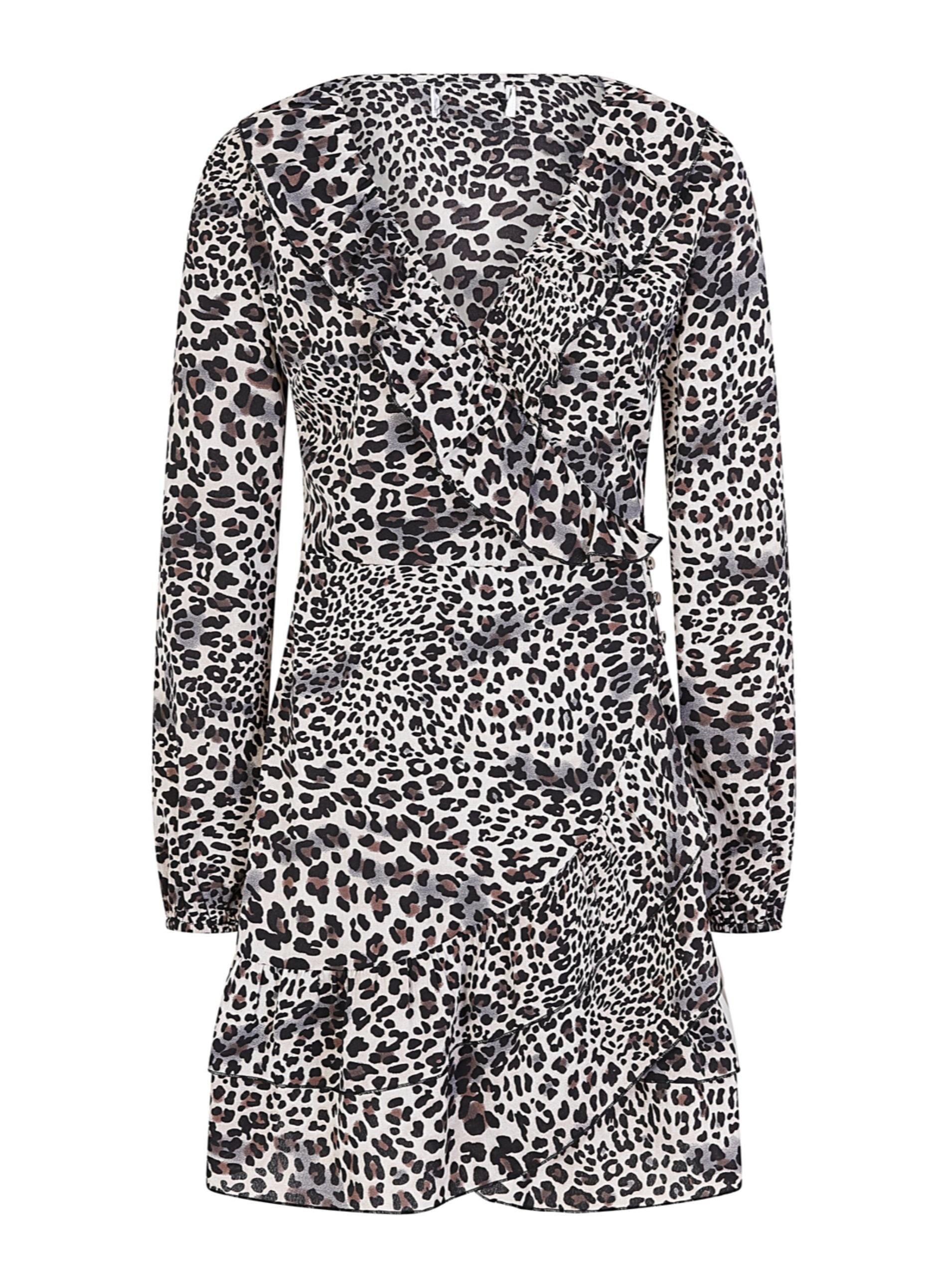 girls on film leopard print dress