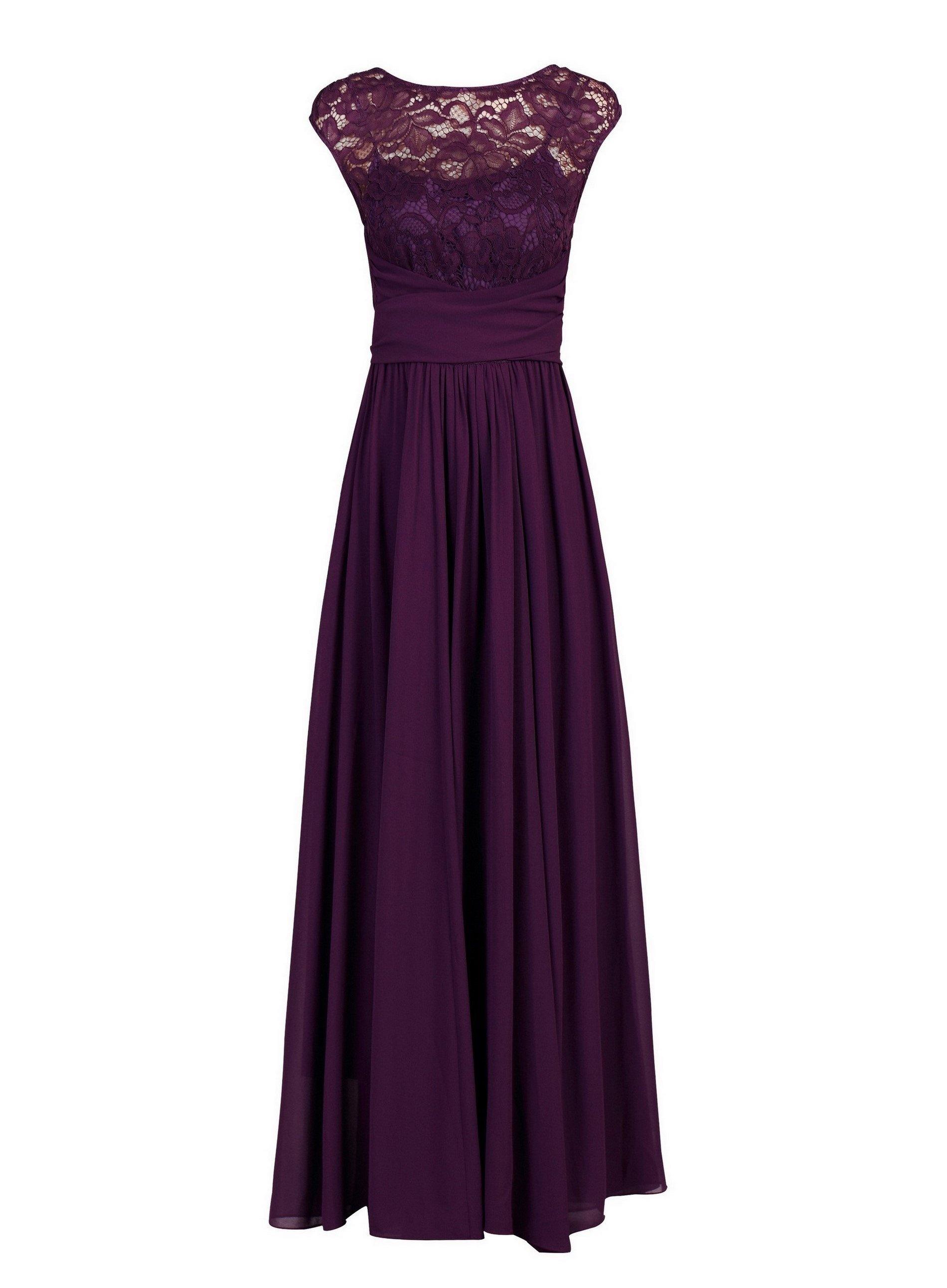 dark magenta dress