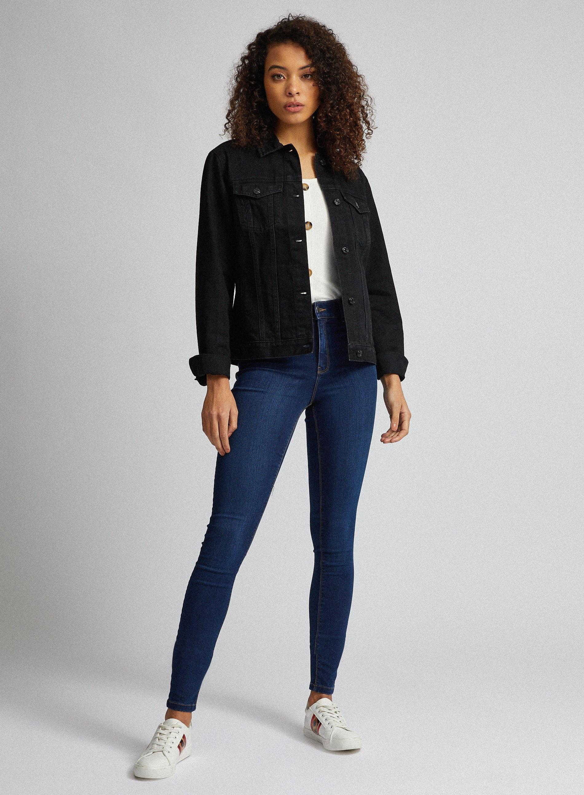dorothy perkins black denim jacket