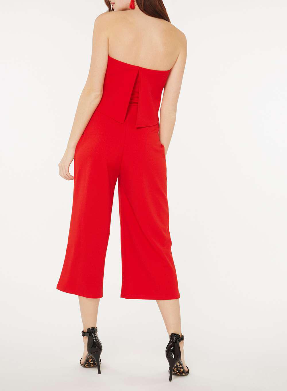 dorothy perkins red jumpsuit