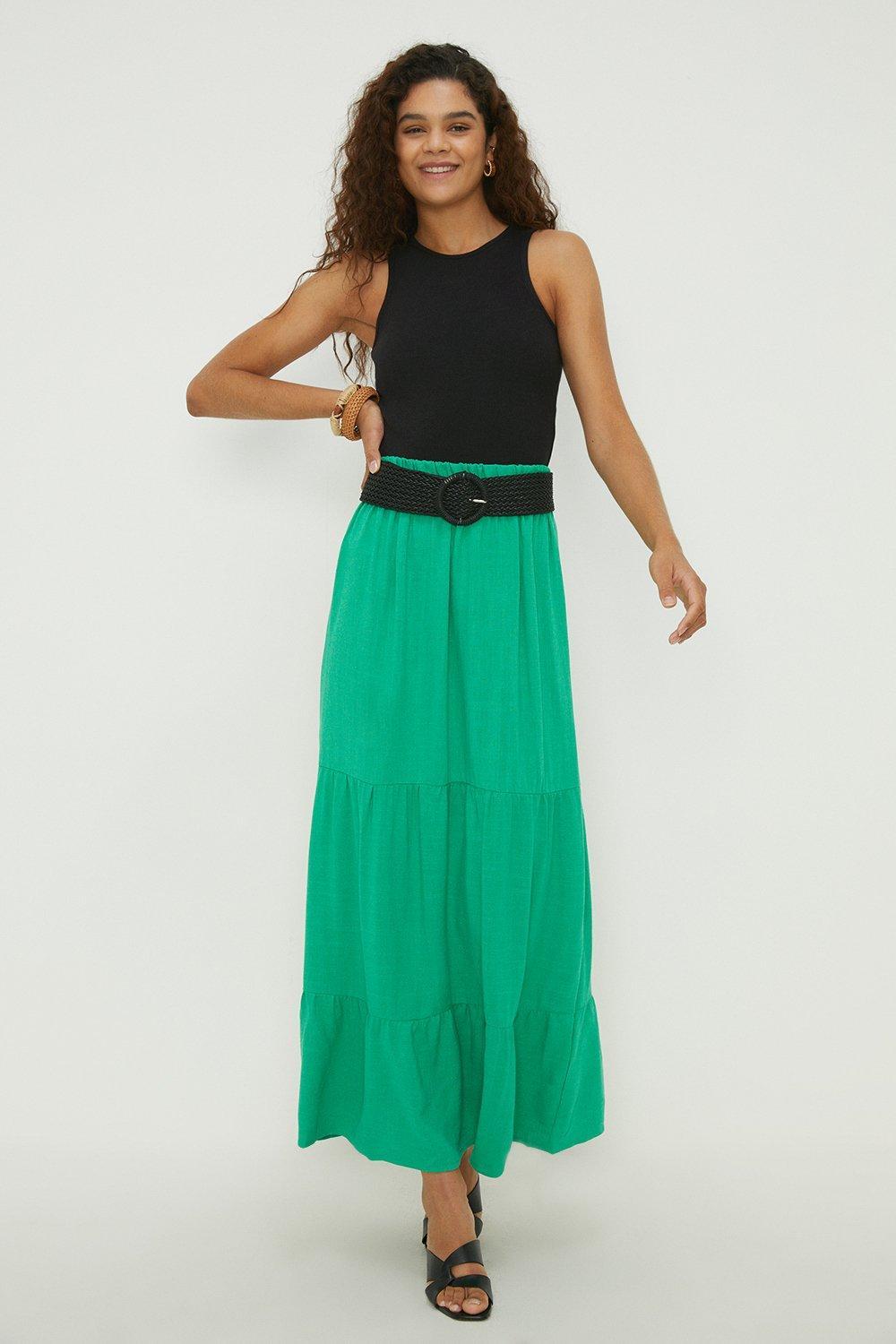 Green skirt dorothy perkins cheap