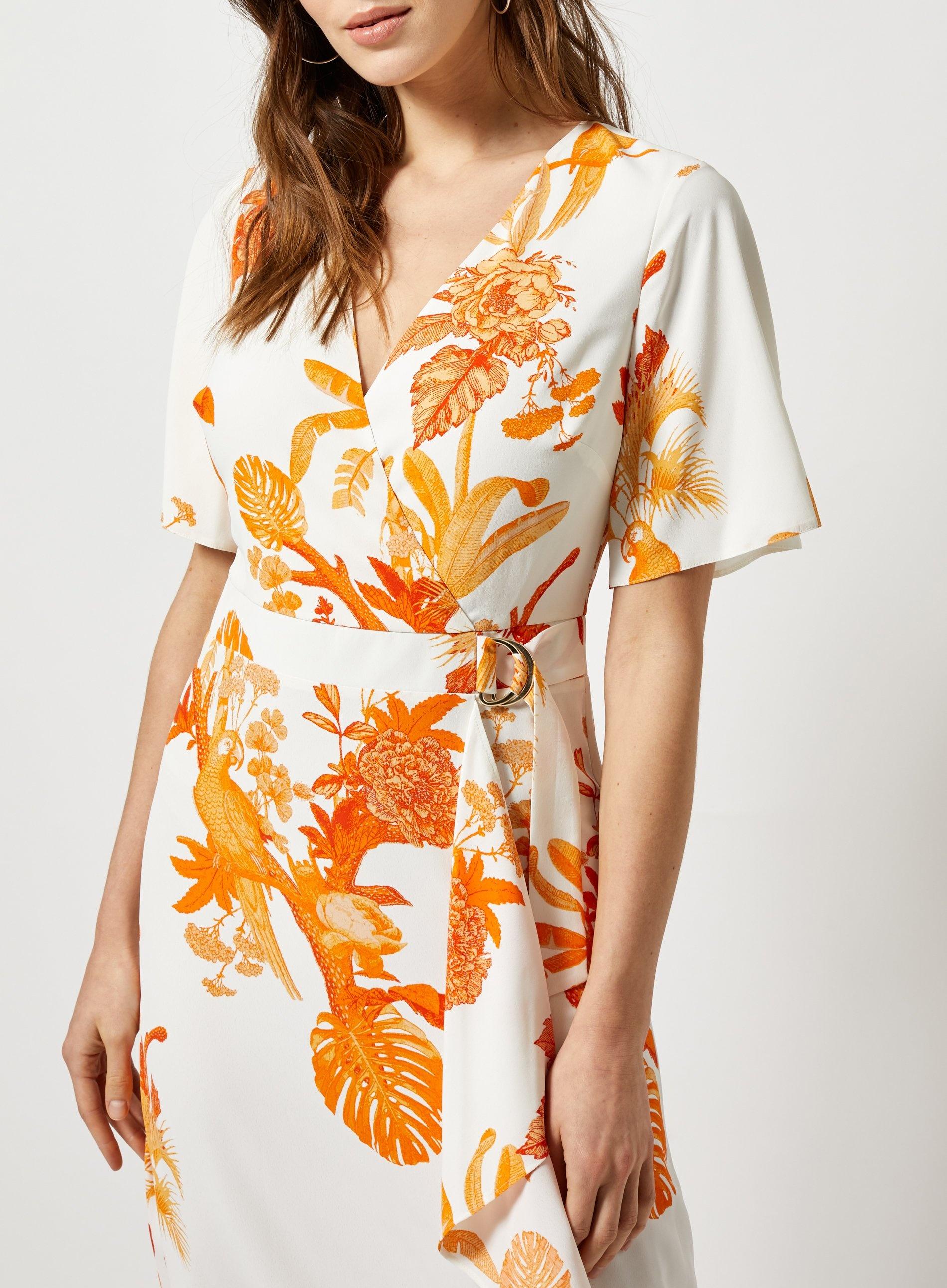 dorothy perkins orange maxi dress