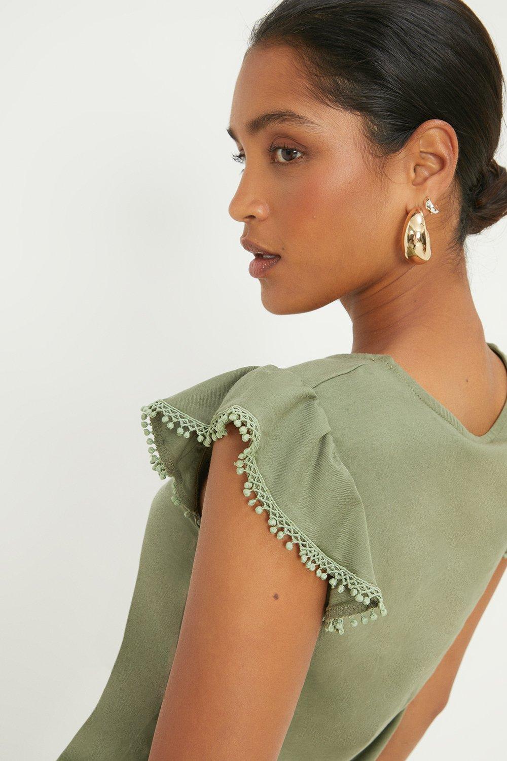Dorothy perkins sales ruffle top