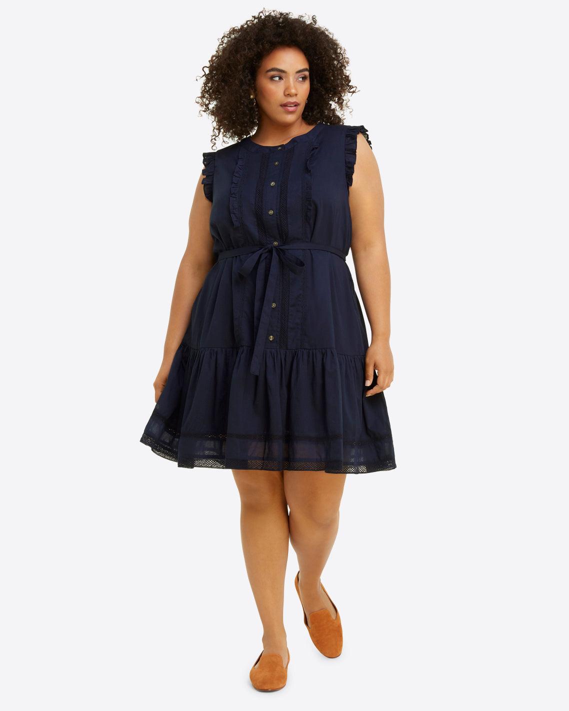 Draper James Cotton Popover Dress In 