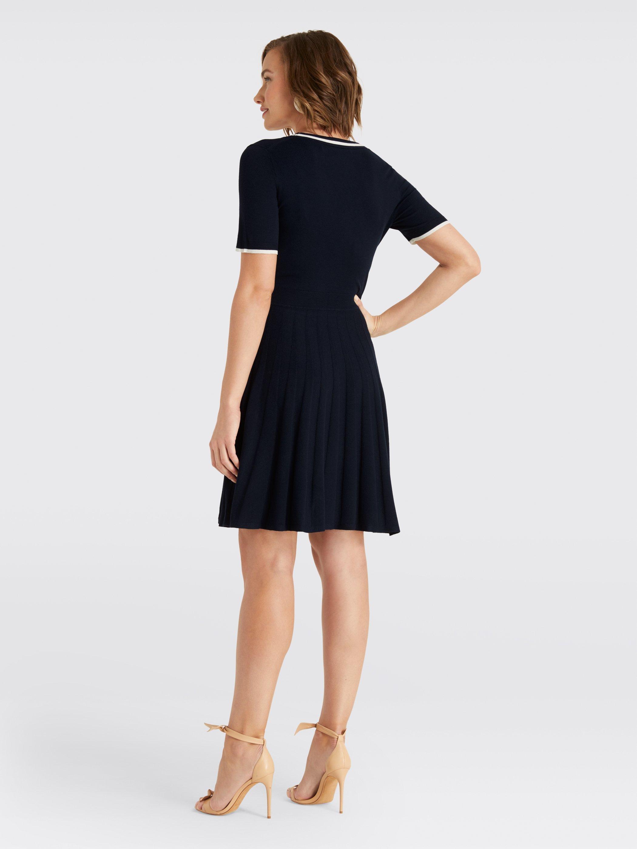 draper james sailor bow sweater dress