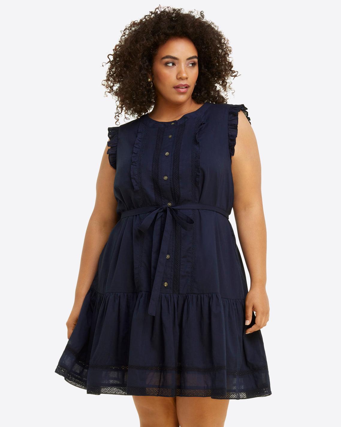Draper James Cotton Popover Dress In 