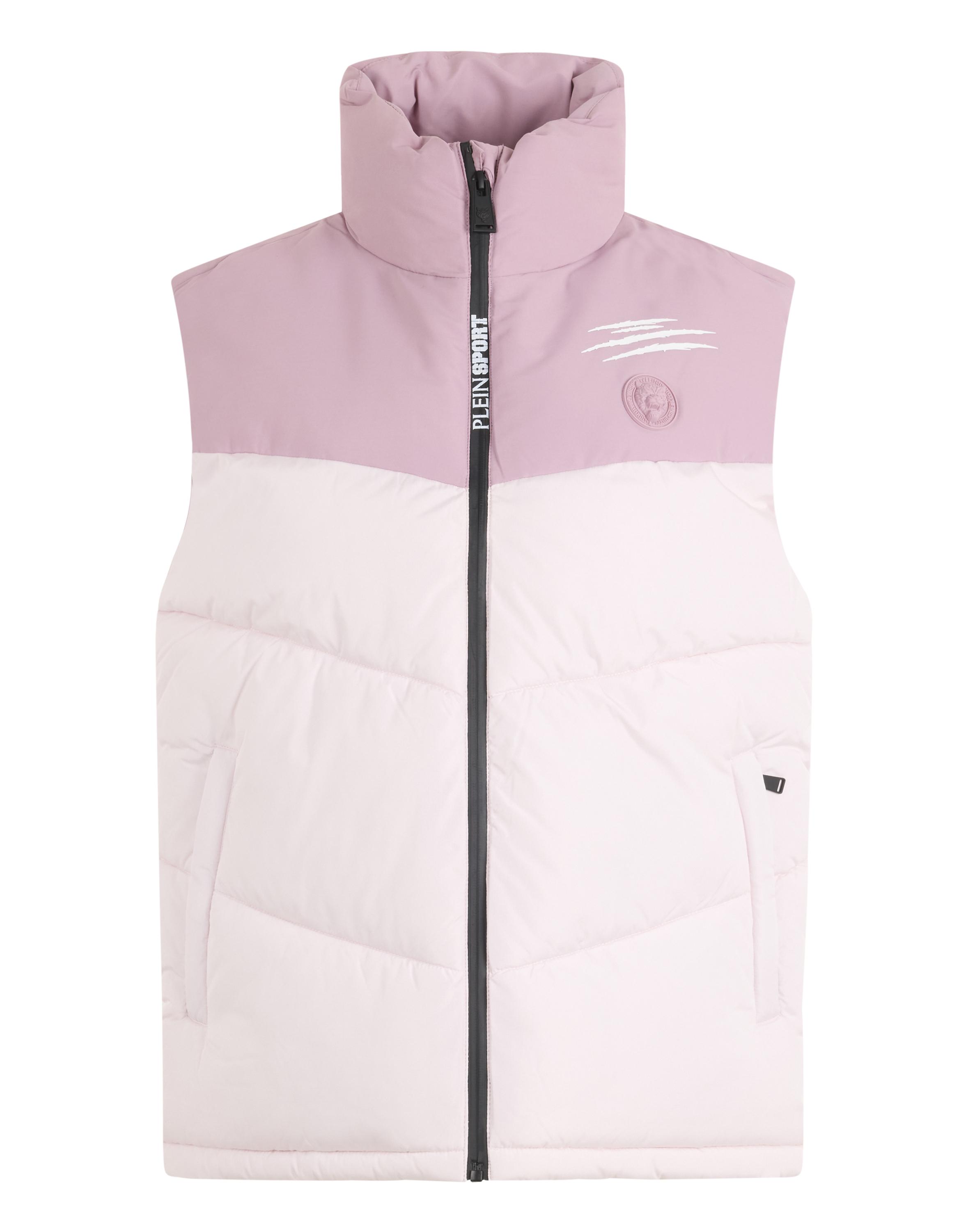 Bodywarmers Dames,Dames Gewatteerd Gilet Winddicht Opstaande Kraag Mouwloos Jack Gilet Met Zakken Zip Fuchsia Dames Bodywarmers Herfst Winter Cadeau Voor Buiten Kamperen Wandelen,S