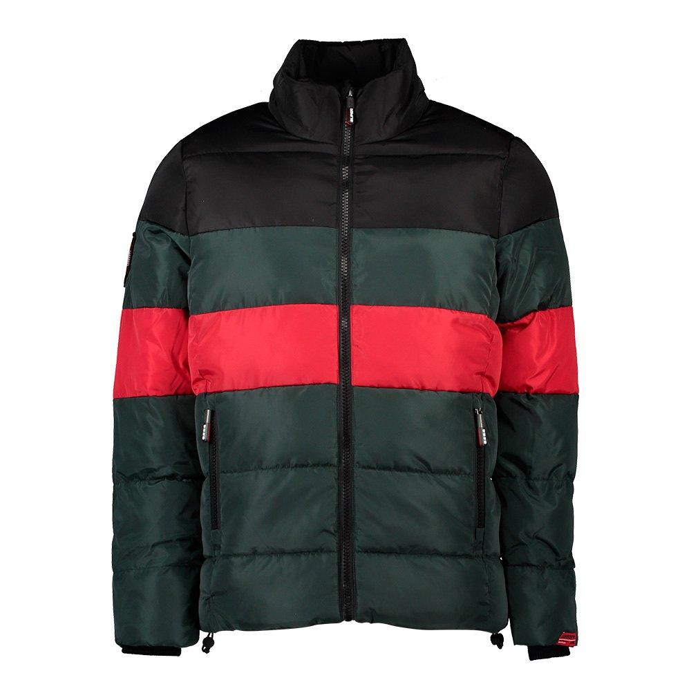 superdry green puffer jacket