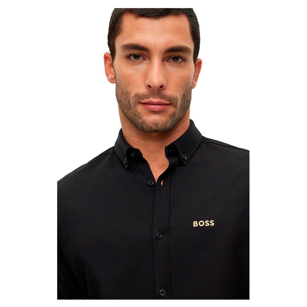 Squeak Ironisk Montgomery BOSS by HUGO BOSS Biado R 10233753 07 Long Sleeve Shirt in Black for Men |  Lyst
