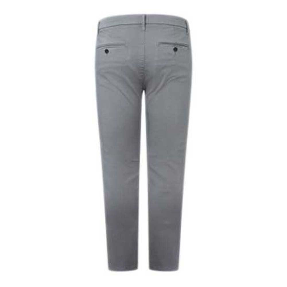 Pepe Jeans James Regular Waist Chino Pants in Gray for Men | Lyst