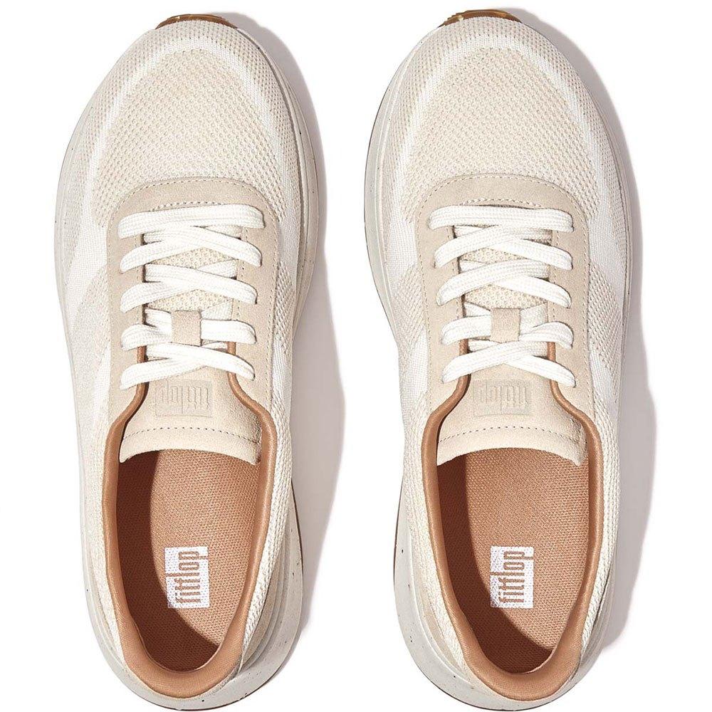 Fitflop F-mode E01 Knit Flatform Trainers Eu 36 Woman in White | Lyst