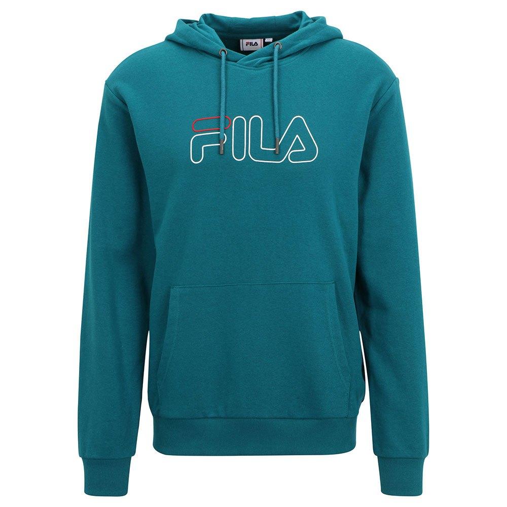 Blue fila shop hoodie