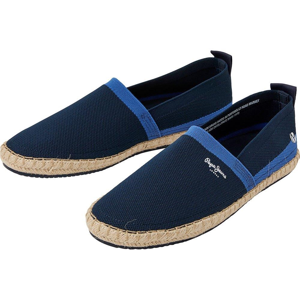 Pepe Jeans Tourist Camp Knit Shoes in Blue for Men | Lyst