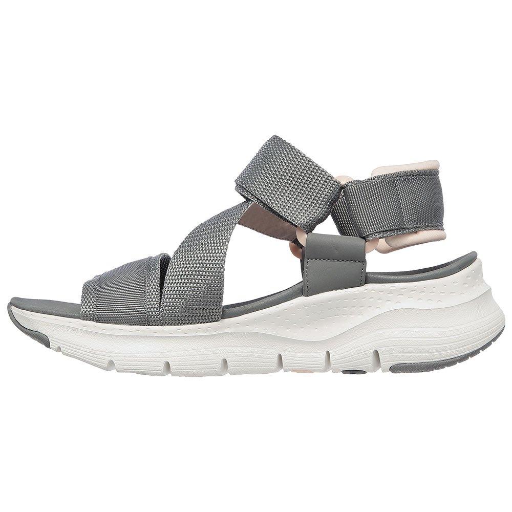 Skechers Arch Fit - Retro Sandals in Gray | Lyst