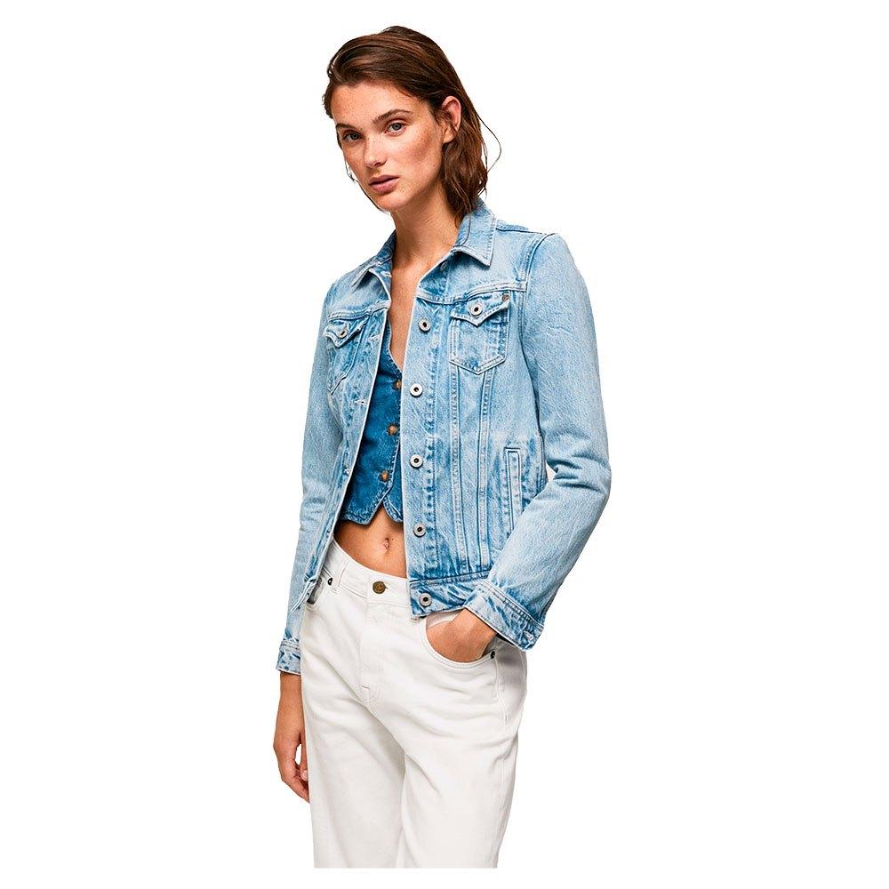 Pepe Jeans Pepe Jean Thrift Jacket Bue Woman in Blue | Lyst