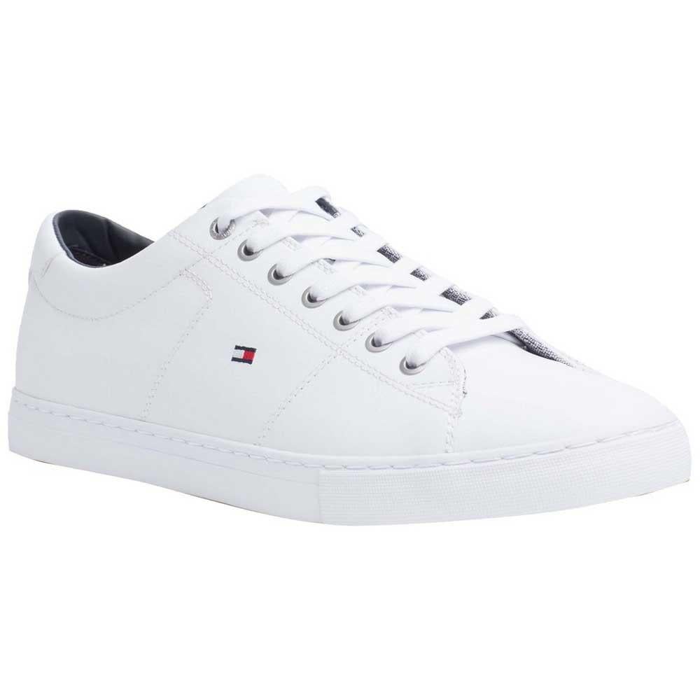 Tommy Hilfiger Leather Essential Mens Sneakers in White for Men - Save ...