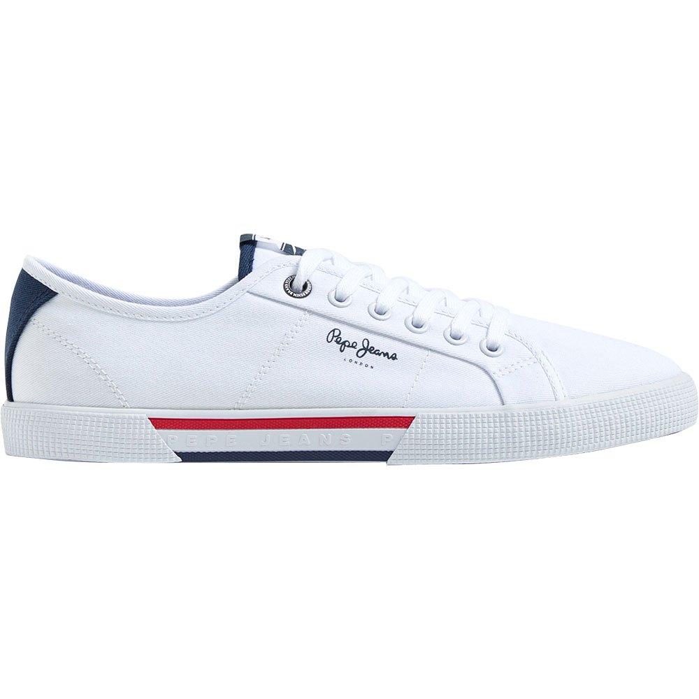 Pepe Jeans Cotton Brady Men Basic Trainers in White for Men | Lyst