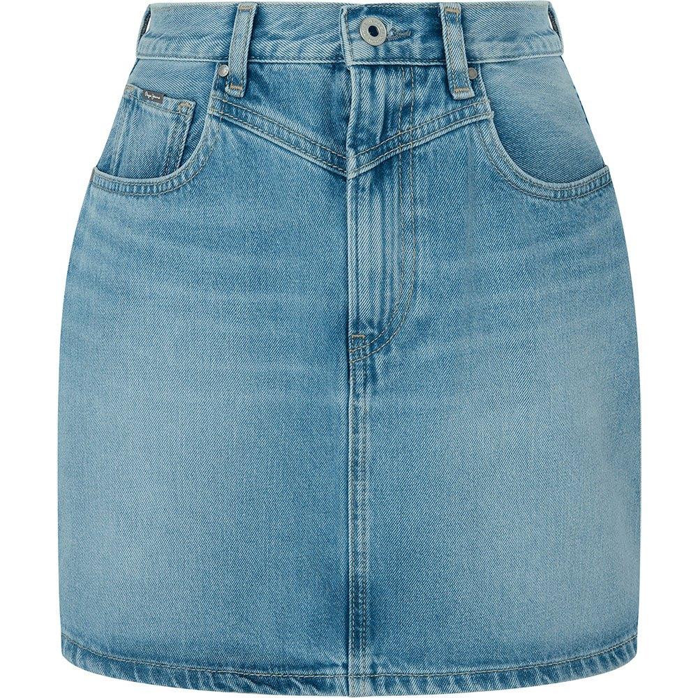 Pepe Jeans Rachel Skirt Mini Skirt in Blue | Lyst