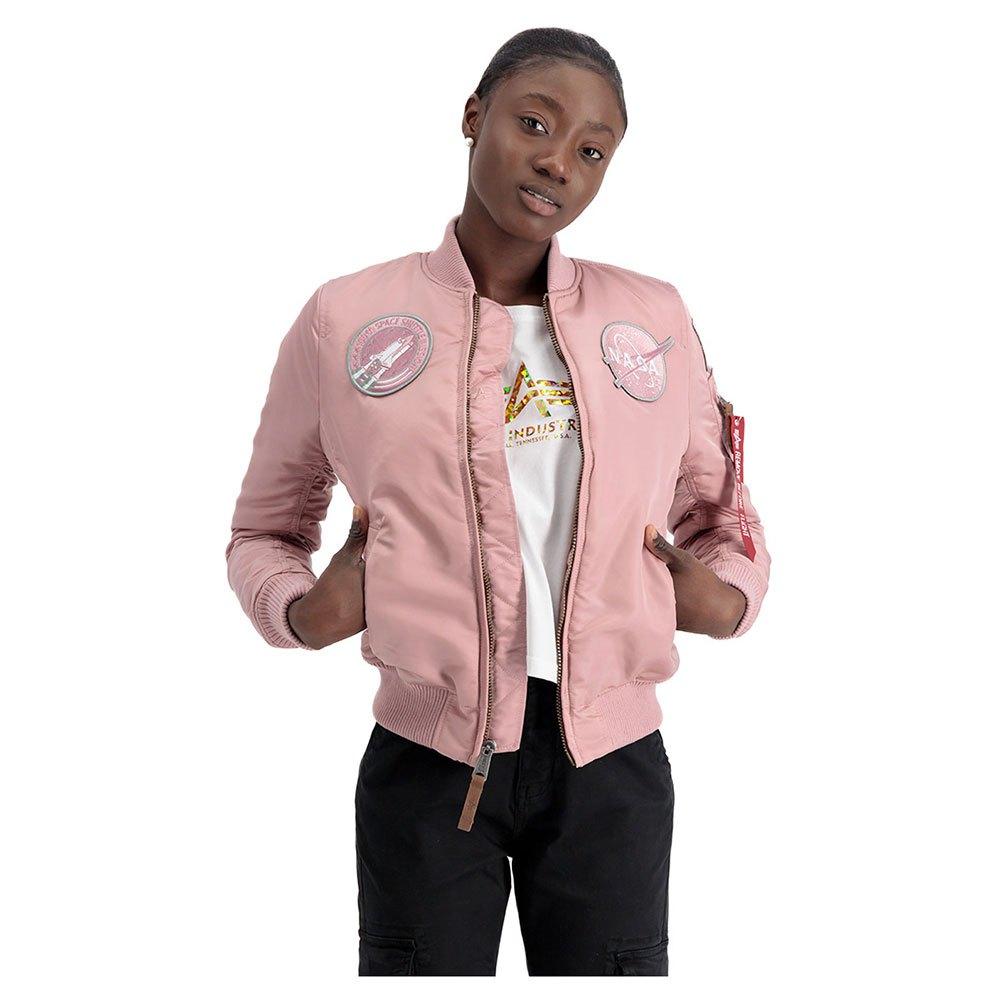 Alpha Industries Ma-1 Vf Nasa Jacket in Pink | Lyst