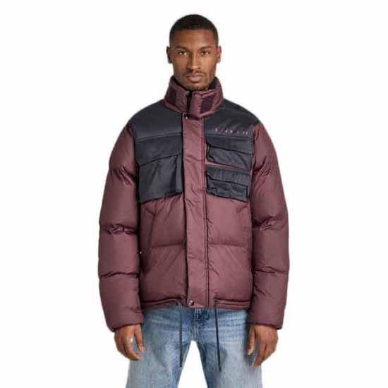 G-Star RAW G-tar Attac Utiity Puffer Jacket in Red for Men | Lyst
