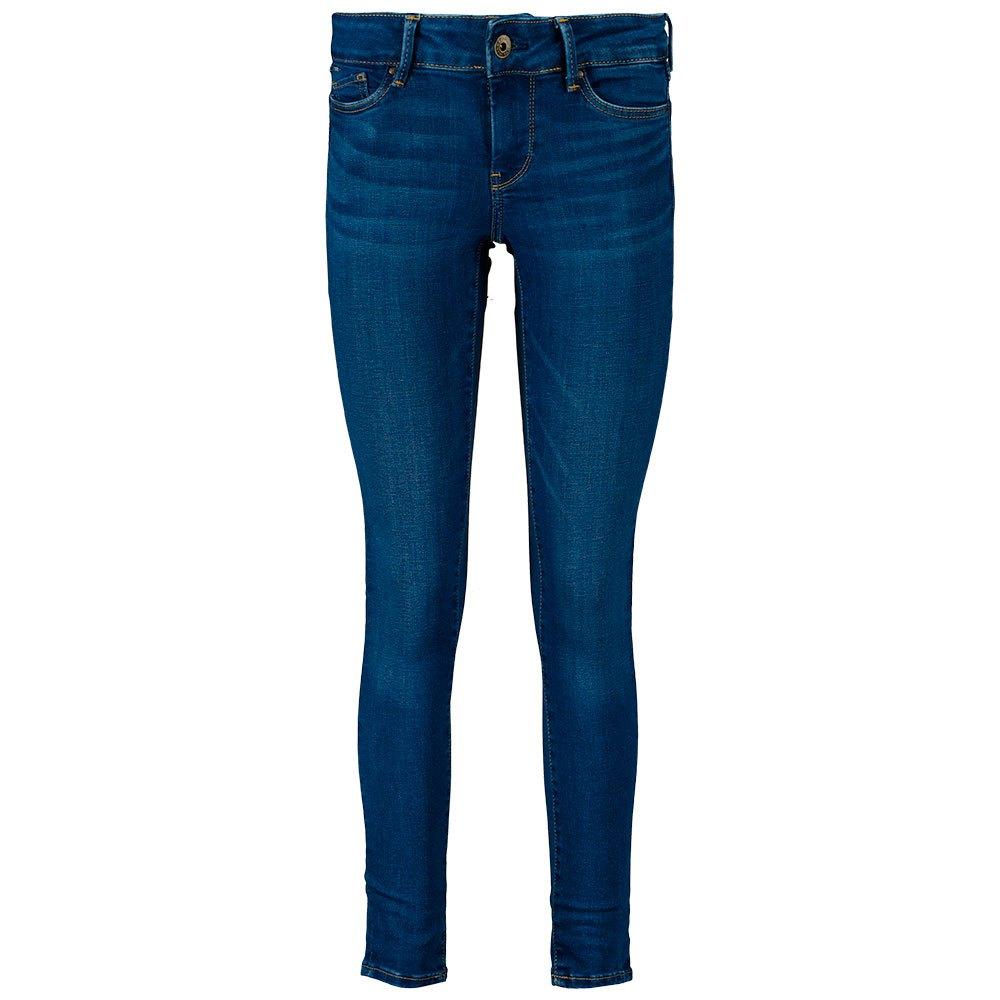 Pepe Jeans Pixie Mid Waist Jeans in Blue | Lyst