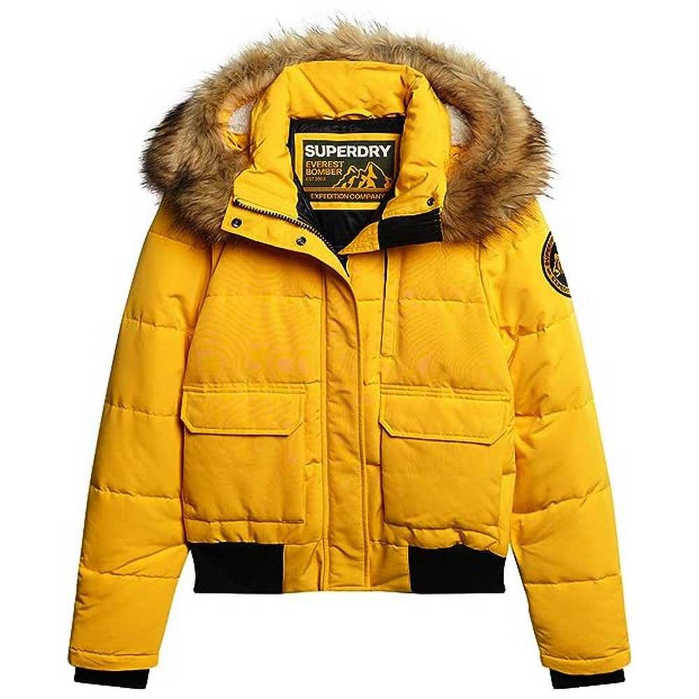 Superdry Uperdry Everet Bober Puffer Jacket Woan in Yellow | Lyst