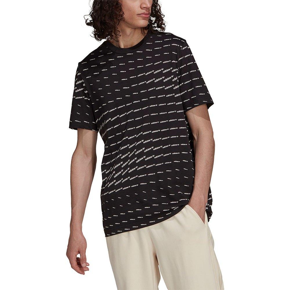 adidas Originals Mono Short Sleeve T-shirt in Black / White (Black) for Men  | Lyst