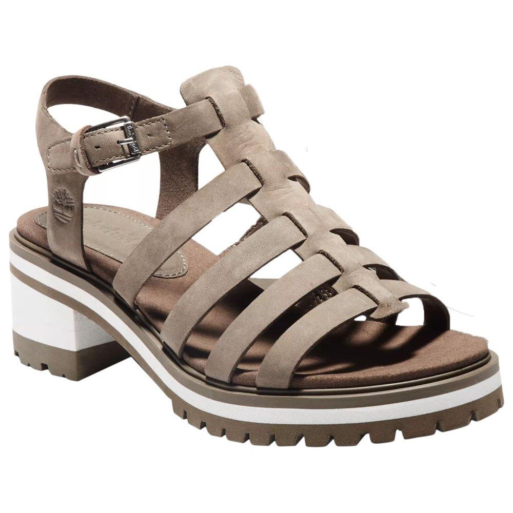 Timberland Leather Violet Marsh Fisherman Sandals in Gray | Lyst
