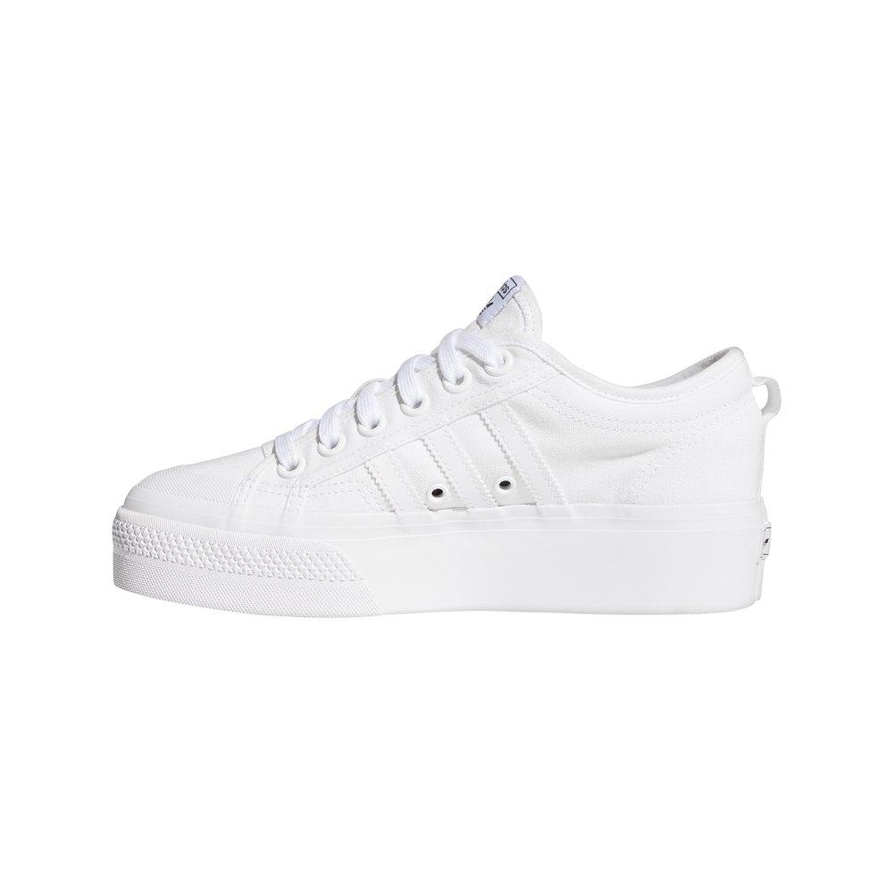 adidas white nizza platform