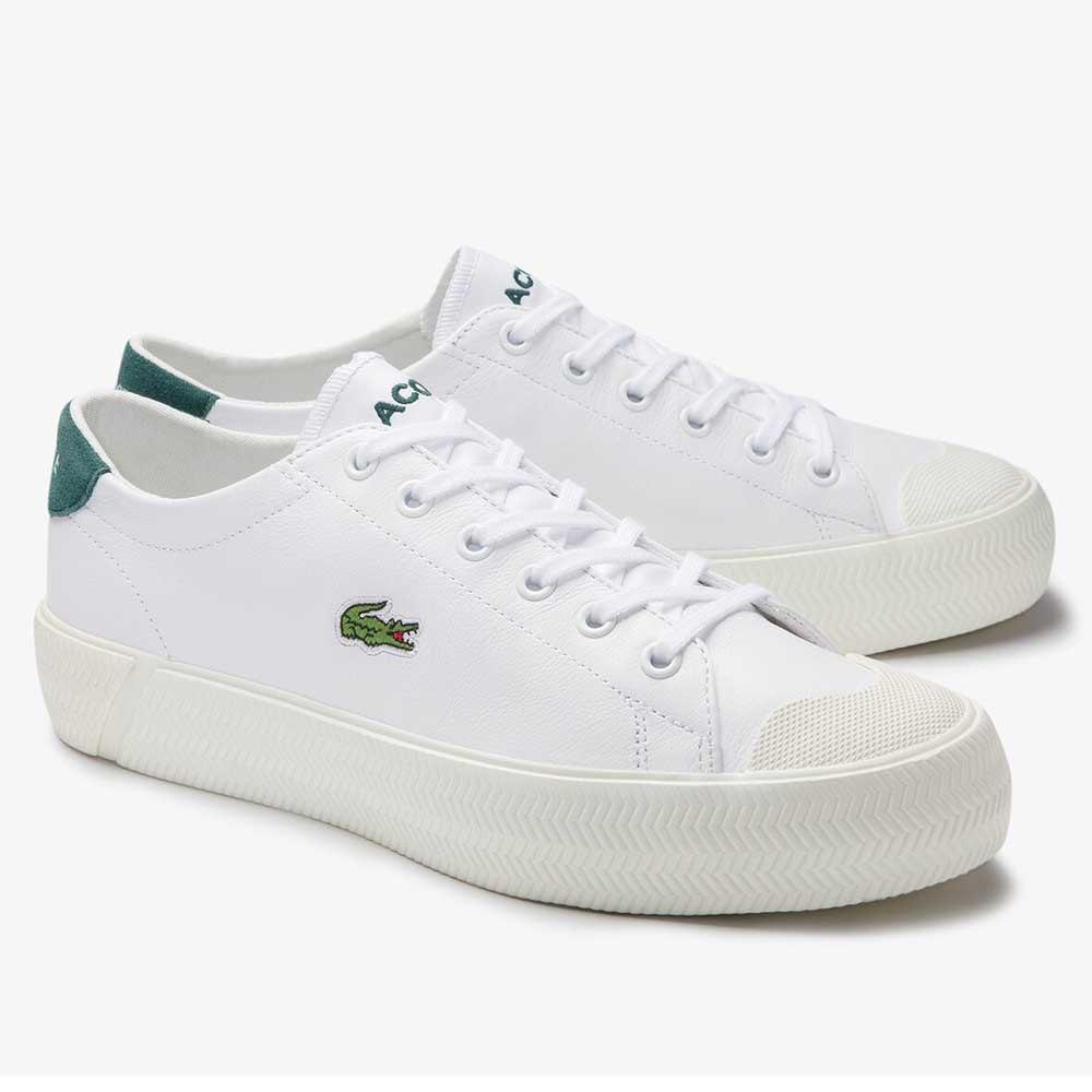 Lacoste Synthetic Gripshot Eu 39 1/2 White / Dark Green - Lyst