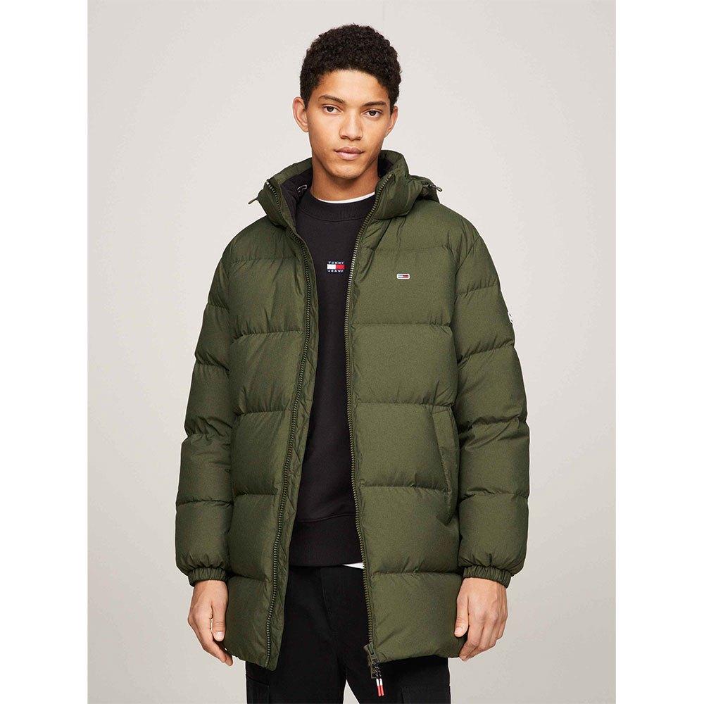 Leerung Tommy Hilfiger Essential Casual for Men | in Lyst Green Parka Hooded Fit Down
