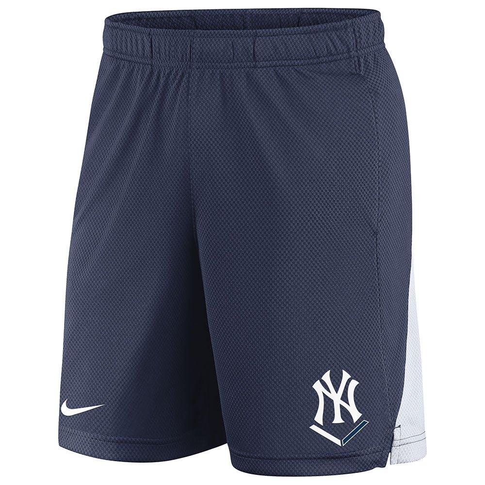 Nike B New York Yankees Hoe Pate Franchise Perforance Shorts Bue