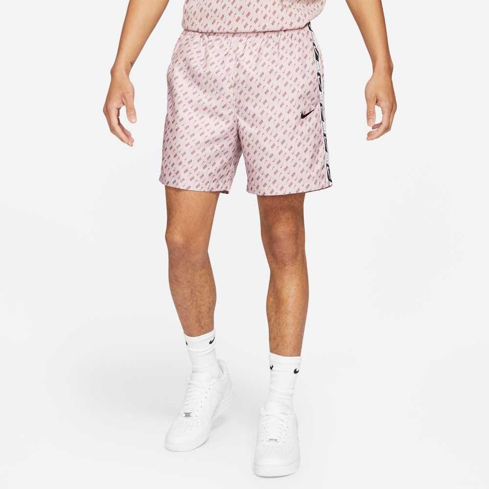 Nike Synthetic Sportswear Repeat Woven Shorts in Champagne / Black (Pink)  for Men | Lyst