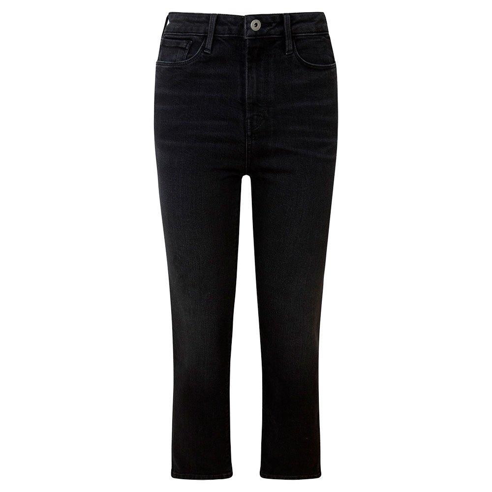 Pepe Jeans Dion 7/8 Jeans in Black | Lyst