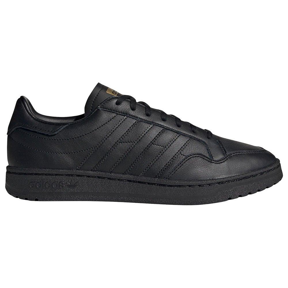 adidas Originals Leather Team Court Shoes in Black for Men - Save 50% - Lyst