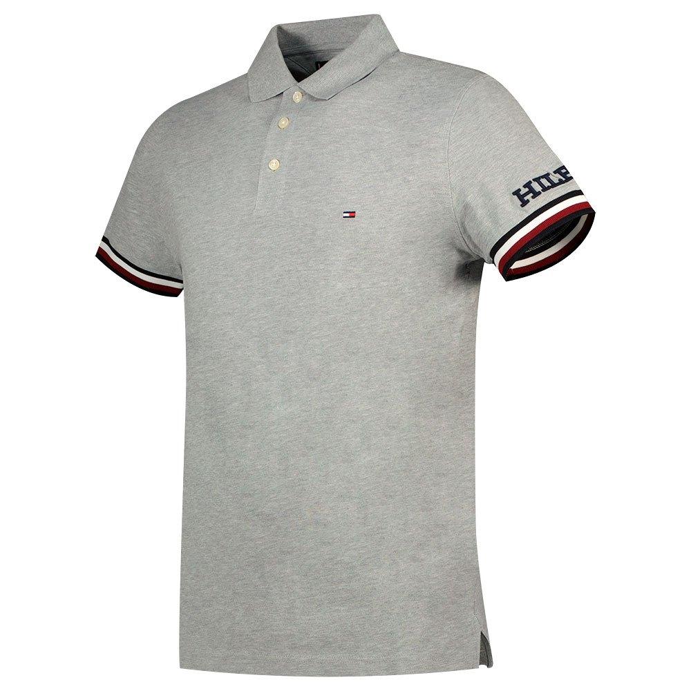 Tommy Hilfiger Toy Hifiger Onotype Gs Cuff Si Short Seeve Poo An in Gray  for Men | Lyst