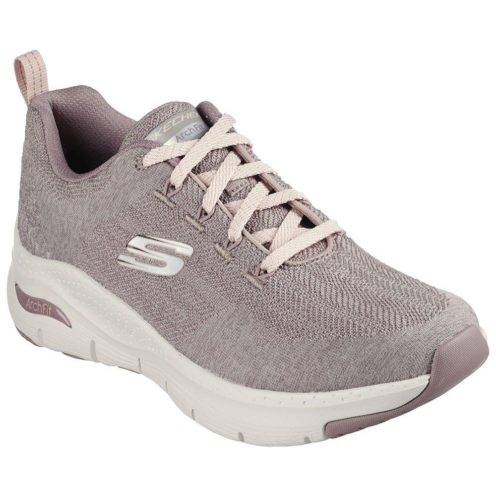 Skechers Arch Fit Comfy Wave Trainers in Gray | Lyst