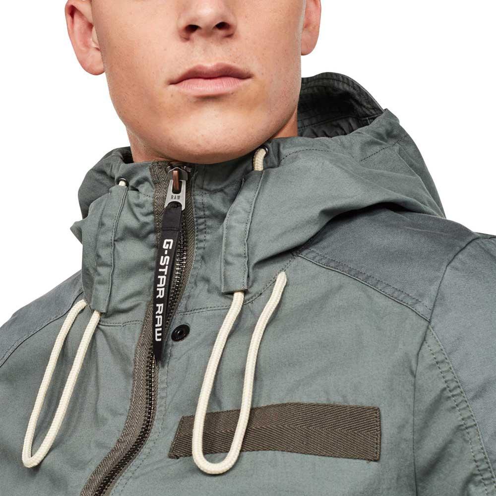 batt hooded overshirt