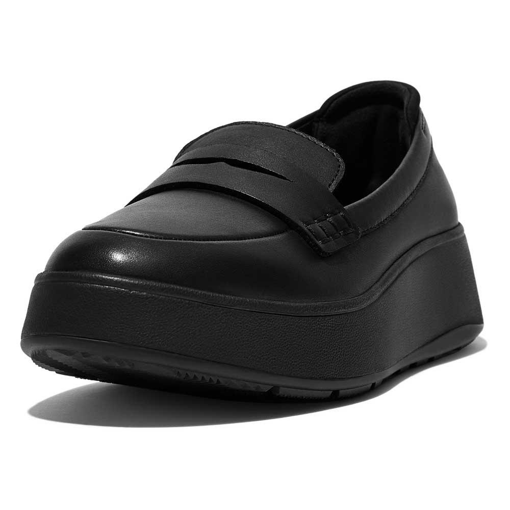 Fitflop F-mode Penny Shoes in Black | Lyst