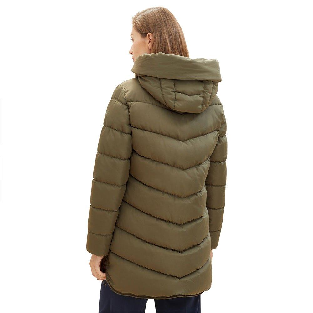 Tom Tailor Tom Taior 1038692 Winter Puffer Coat in Green | Lyst