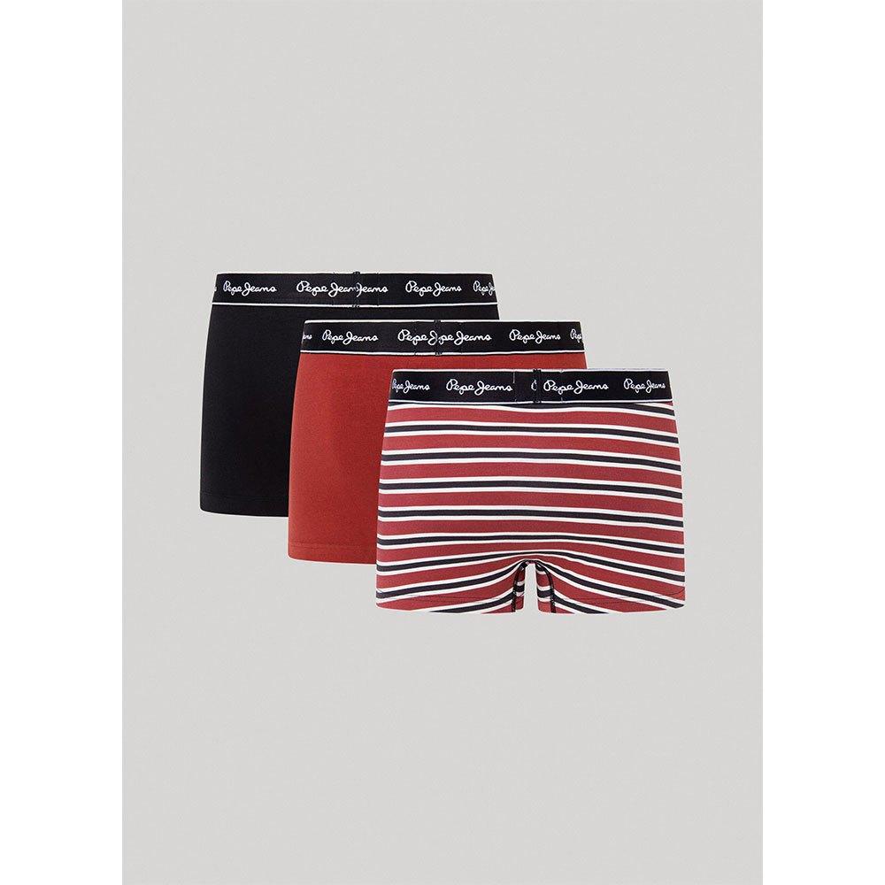 Pepe Jeans Retro Stp Boxer 3 Units Uticoor An in Red for Men | Lyst