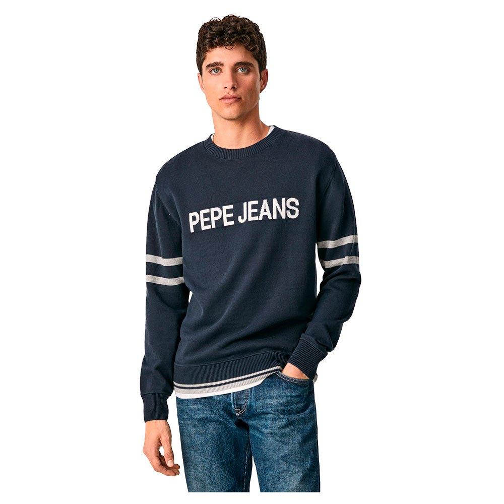 Pepe Jeans Jaime Sweater Back Man in Blue for Men | Lyst