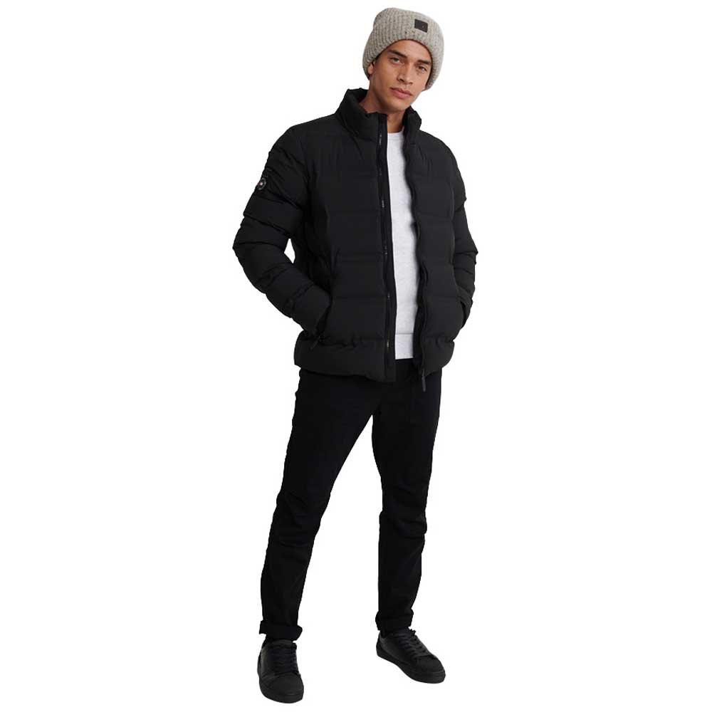 Superdry Synthetic Ultimate Radar Quilt Puffer in Black for Men - Lyst