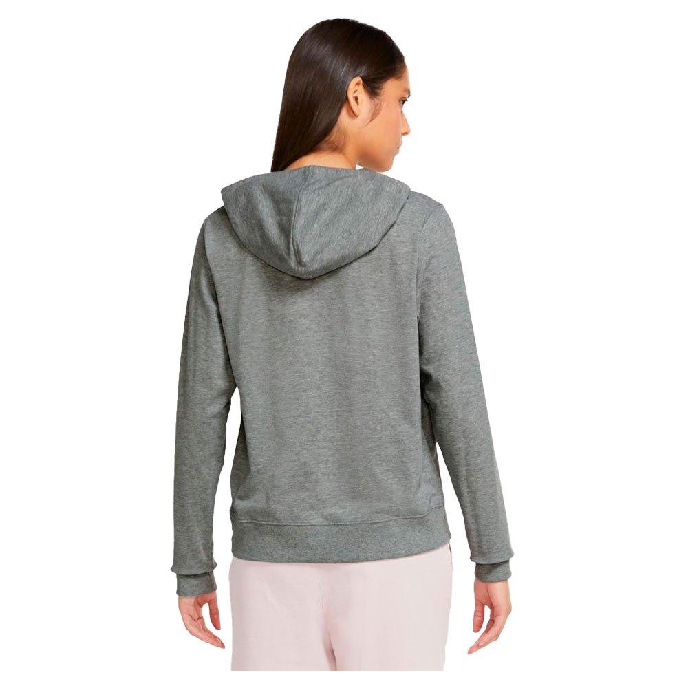 Tennessee Titans Nike Women's Gym Vintage Raglan Full-Zip Hoodie -  Heathered Charcoal/Navy