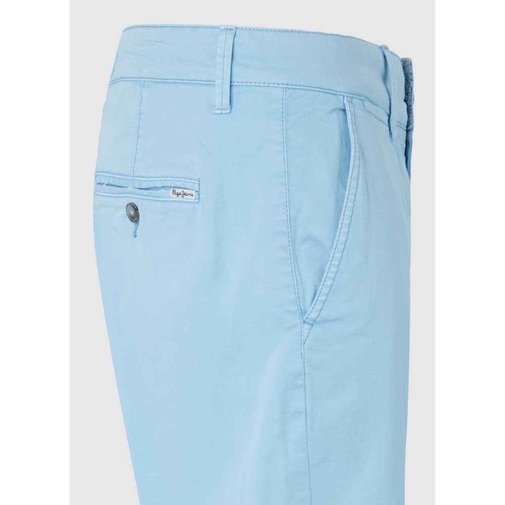 Pepe Jeans Sloane Regular Waist Chino Pants in Blue for Men | Lyst